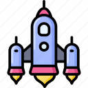 ufo, rocket, spacecraft, spaceship, launch, startup