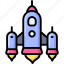 ufo, rocket, spacecraft, spaceship, launch, startup 