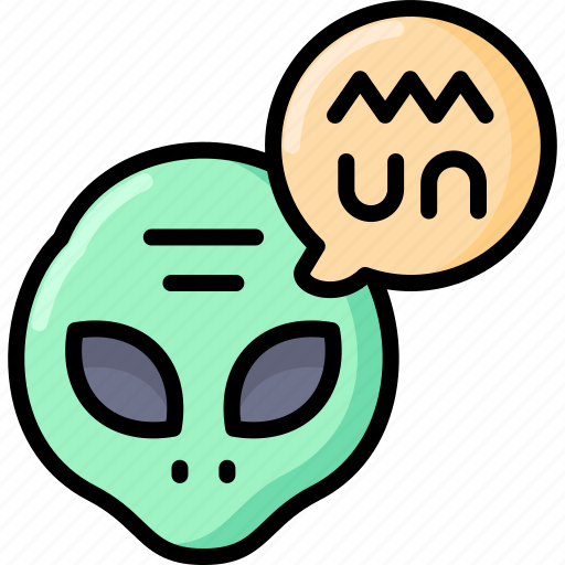 Ufo, alien, speech, talk, chat icon - Download on Iconfinder