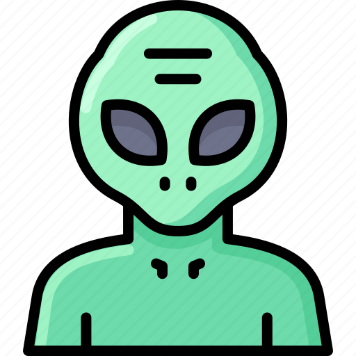 Ufo, alien, monster, scary, cartoon icon - Download on Iconfinder