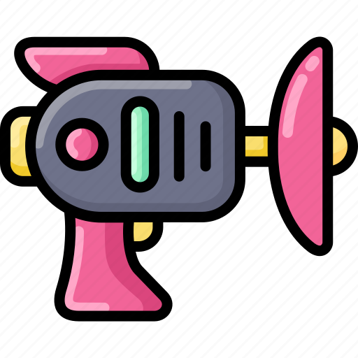 Ufo, laser, gun, toy, weapon icon - Download on Iconfinder