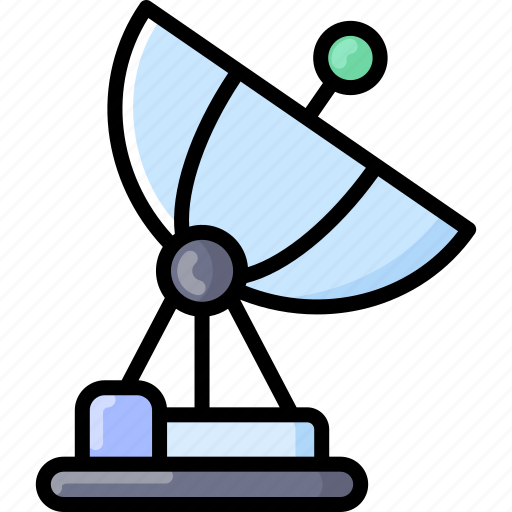 Parabolic, antenna, communication, signal, dish icon - Download on Iconfinder
