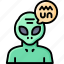 ufo, alientalk, talking, speech, chat 