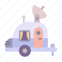 camper, van, vehicle, transport