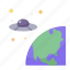 earth, ufo, outer, space, ship 