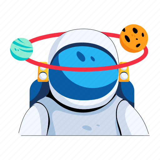 Astronaut, cosmonaut, space scientist, space explorer, space traveller icon - Download on Iconfinder
