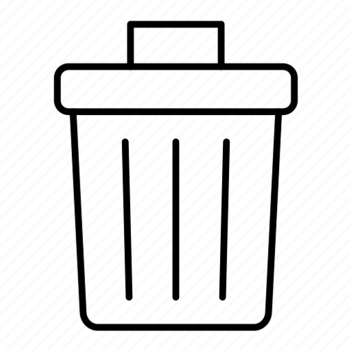 Bin, trash, remove, recycle, trashcan, dust bin icon - Download on Iconfinder