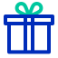 gift, box, parcel 