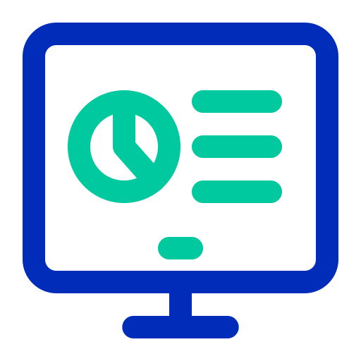 Monitor, screen, computer, report icon - Free download
