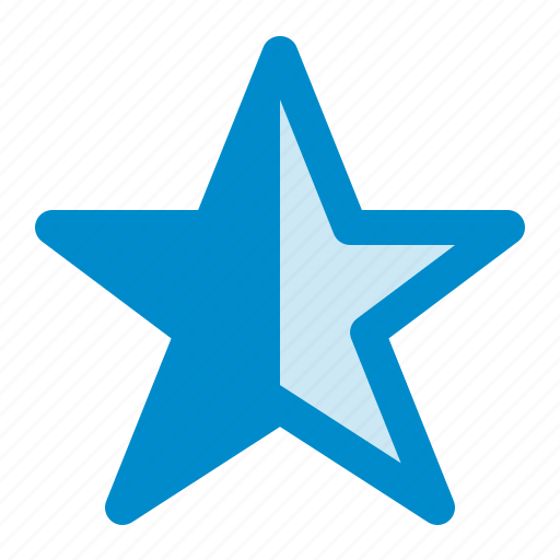 Star, half, rating icon - Download on Iconfinder
