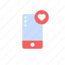 app, favorite, heart, love, mobile, smartpohone, ui