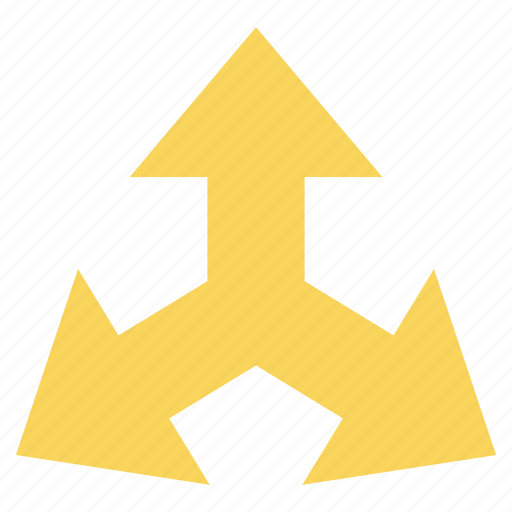 Arrow, arrows, direction, round about icon - Download on Iconfinder