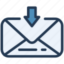 e, envelope, inbox, incoming, mail, ui, ux