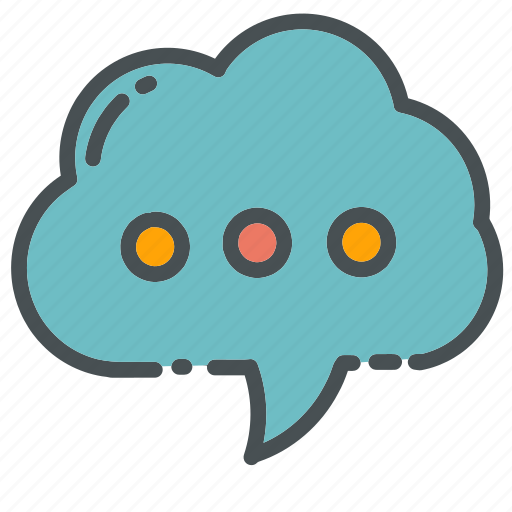 Bubble, callout, cloud, contact, message, speech, text icon - Download on Iconfinder