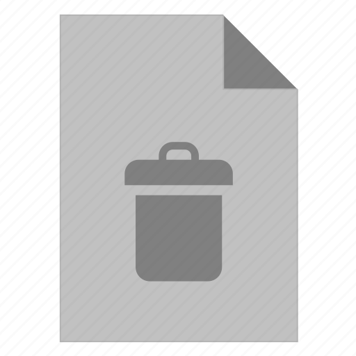Bin, delete, document, erase, file, paper bin, recycling bin icon - Download on Iconfinder