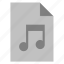 document, extension, file, format, mp3, music, song 