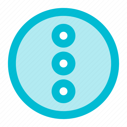 Dots, menu, bullet, three dots, options icon - Download on Iconfinder