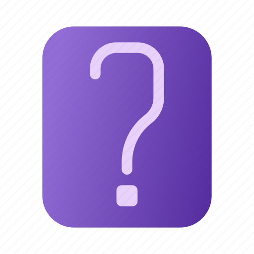 Avatar, internet, mobile, question, ui icon - Download on Iconfinder