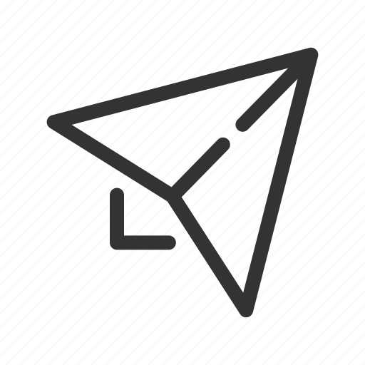 Arrow, plane, ui, ux icon - Download on Iconfinder