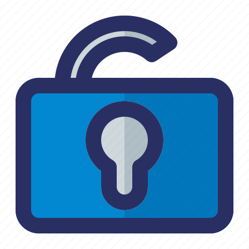 Lock, open, padlock, ui, unlock, unprotected, unsafe icon - Download on Iconfinder