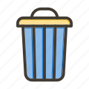 trash, garbage, bin, recycle, delete