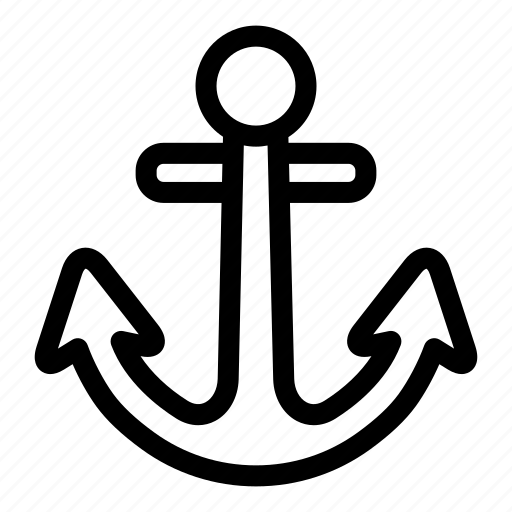 Anchor, navigation, sail, sailing, in ocean, stop ship, web programming icon - Download on Iconfinder