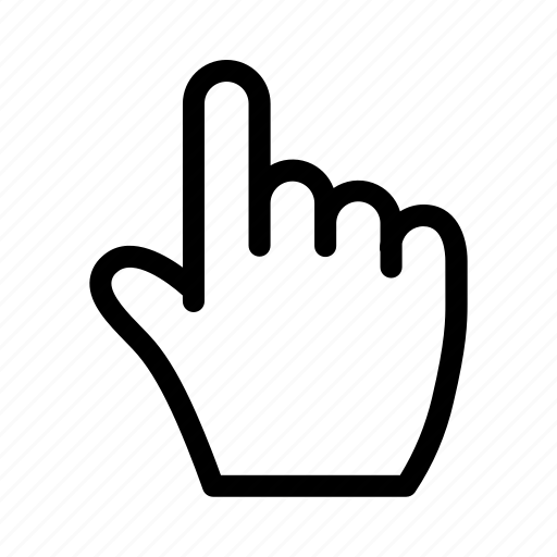 Cursor Finger Hand Index Finger Navigation Point Pointer Icon
