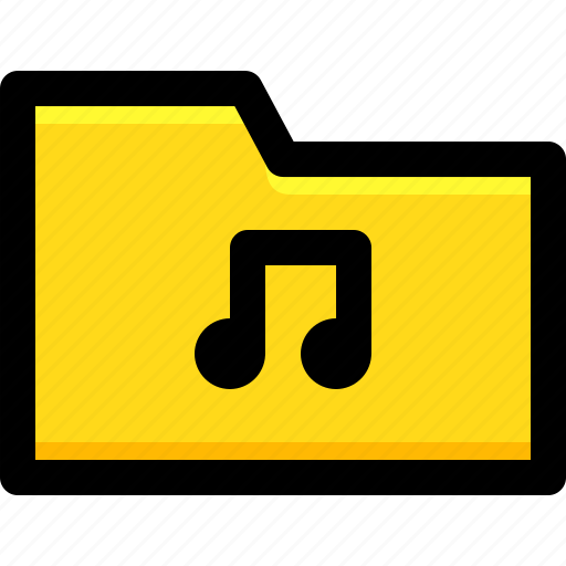 Archive, audio, document, file, folder, music, sound icon - Download on Iconfinder