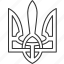 trident, emblem, ukraine, national, official 