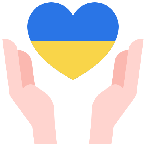 Hands, pray, love, heart, country, nation, ukraine icon - Free download
