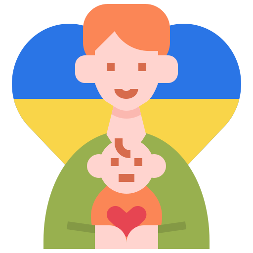 Man, baby, family, country, nation, ukraine, free icon - Free download