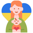 woman, baby, family, country, nation, ukraine, design, icons, free