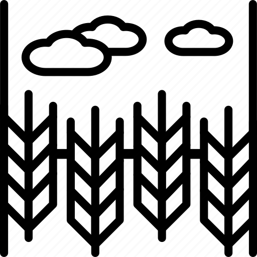 Wheat, field, blue, sky icon - Download on Iconfinder