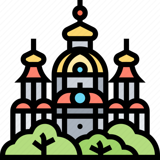 Andrew, church, kiev, landmark, architecture icon - Download on Iconfinder