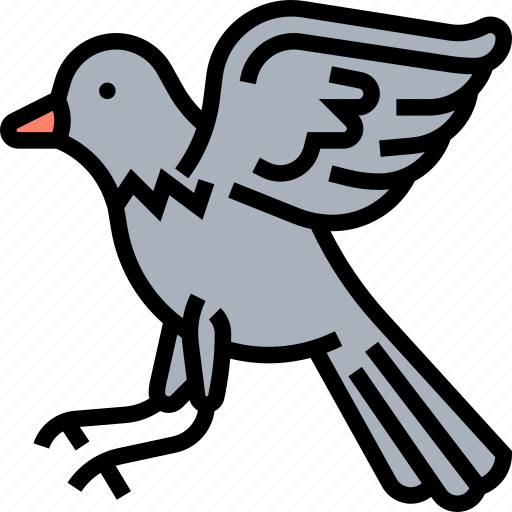 Bird, nightingale, songbird, garden, nature icon - Download on Iconfinder