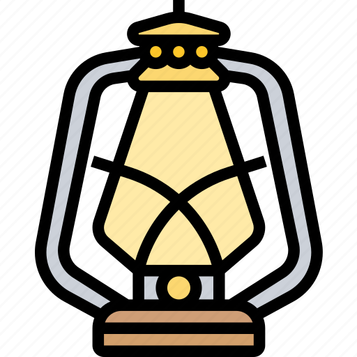 Lamp, gas, lantern, light, antique icon - Download on Iconfinder