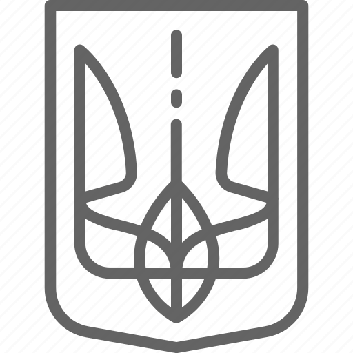 Arms, background, design, emblem, trident, ukraine icon - Download on Iconfinder