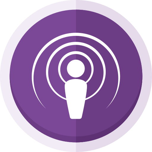 Apple podcast, apple podcast logo, audio, podcast, podcast logo icon - Free download