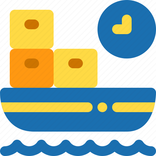 Container, on, sea, shipping, time, wide, world icon - Download on Iconfinder