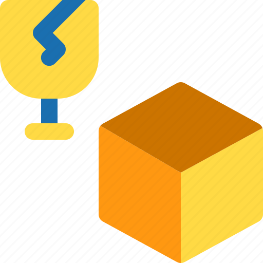Box, delivery, fragile, glass, safety icon - Download on Iconfinder