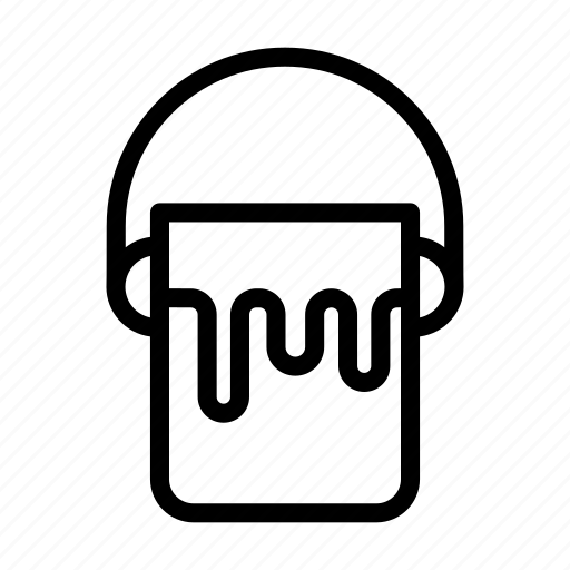 Bucket, color, construction, decoration, paint icon - Download on Iconfinder