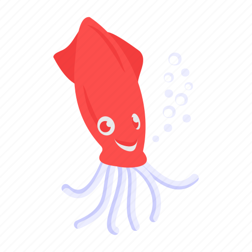 Squid, mollusk, crab, aquarium, aquatic organism, sea anemones, species icon - Download on Iconfinder