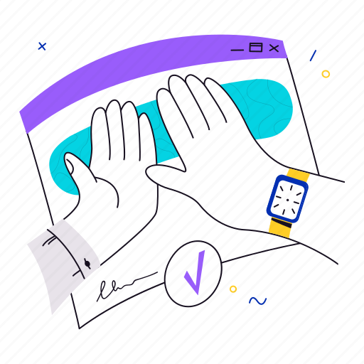 Successful, deal, handshake, contract, partnership, agreement, finance illustration - Download on Iconfinder