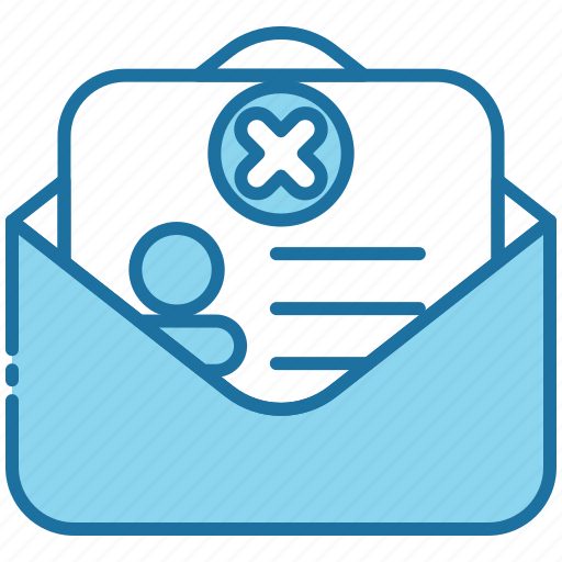 Mail, mail rejection, cancel mail, e-mail, message, delete mail, letter icon - Download on Iconfinder
