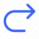 arrow, ui, right, symbol, interface