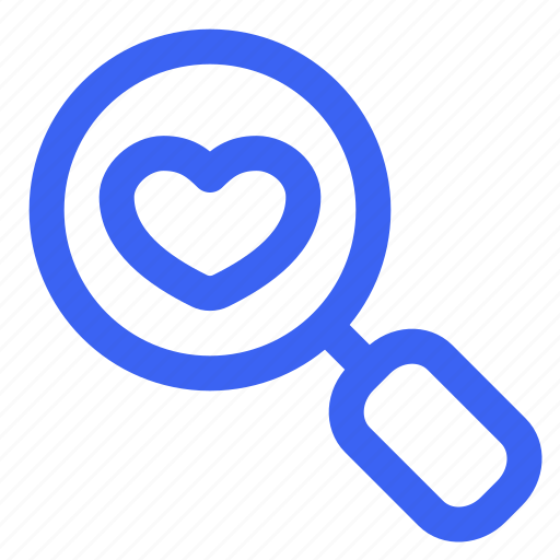 Love, heart, day, valentine, valentines, search icon - Download on Iconfinder