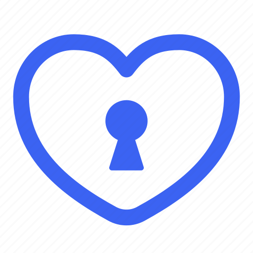 Love, heart, key, lock, valentine, day, heart icon icon - Download on Iconfinder