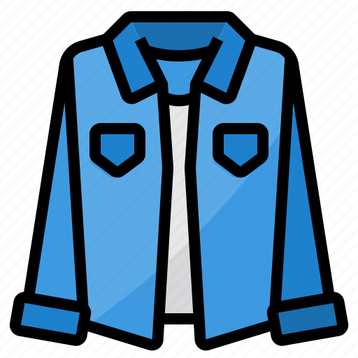 Jacket, clothes, jeans, winter, outfit icon - Download on Iconfinder