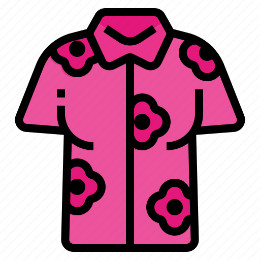 Shirt, flower, clothes, fashion, summer icon - Download on Iconfinder