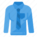shirt, necktie, clothes, long, uniform